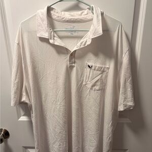Vineyard Vines Men's Classic White Polo